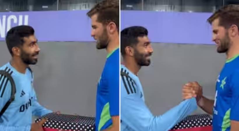 Shaheen Afridi gave a gift to Jasprit Bumrah
