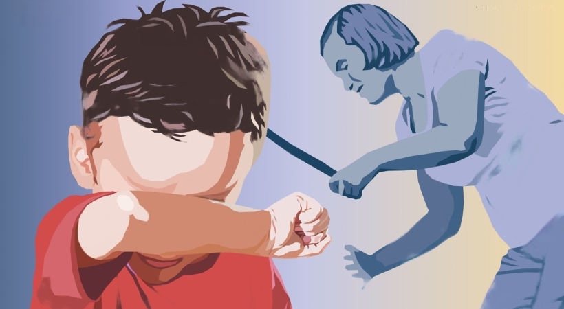 Teacher thrashes teen with plastic pipe