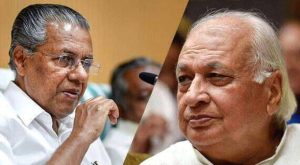 pinarayi vijayan strongly criticized Arif Mohammad Khan