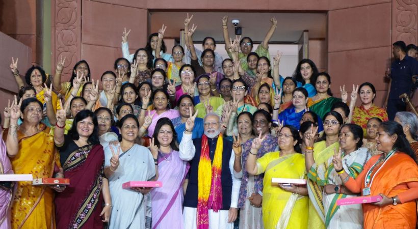 Narendra modi on Women's Reservation Bill