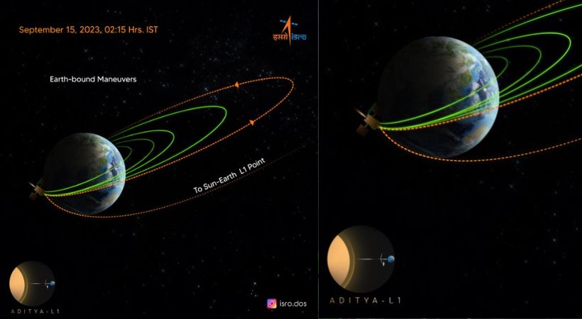 Aditya l1 fourth Earth-bound maneuvre performed successfully