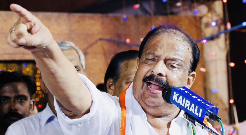 K Sudhakaran against CPIM Puthuppally by election
