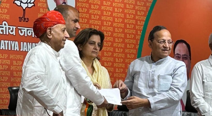 Congress leaders Jyoti Mirdha join BJP