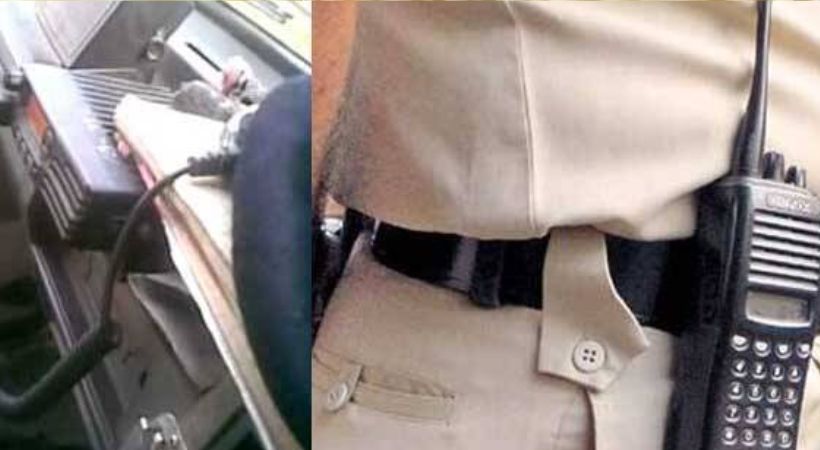 Police wireless set thrown away Lawyer arrested