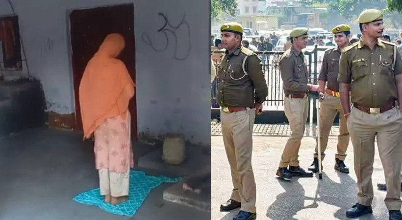 Woman, Daughter Offer Namaz At UP Temple, Detained_ Police