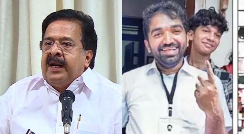 Ramesh Chennithala after Chandy Oommen won Puthuppally election