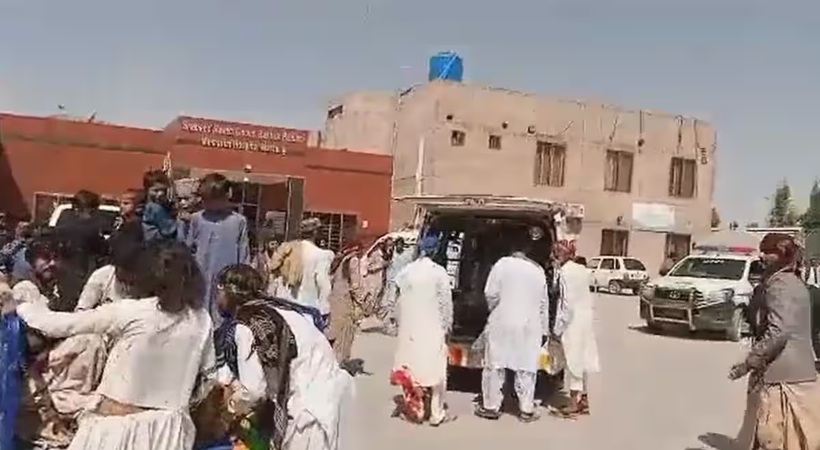 massive blast in Pakistan's Balochistan