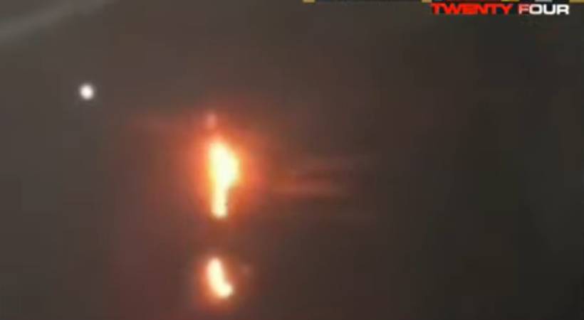 train fire