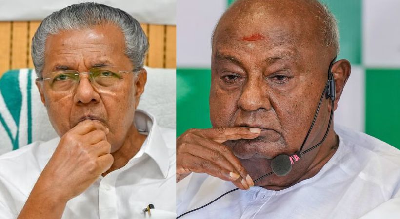 HD Deve gowda changed his statement against pinarayi vijayan