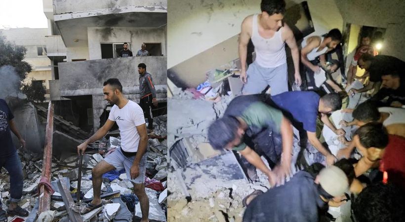 Israeli Airstrikes on Gaza Refugee Camp 30 killed