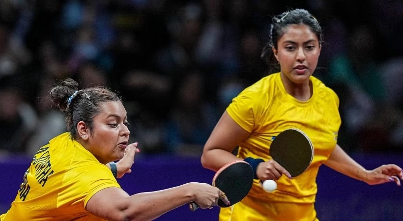 Ayhika-Sutirtha pair clinches bronze in women’s doubles table tennis at Asian Games
