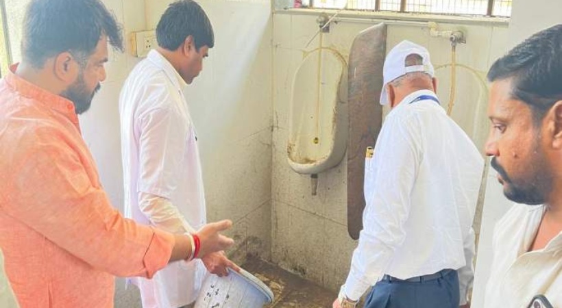 BJP MP makes dean clean toilet of Maharashtra hospital where 31 died in 2 days