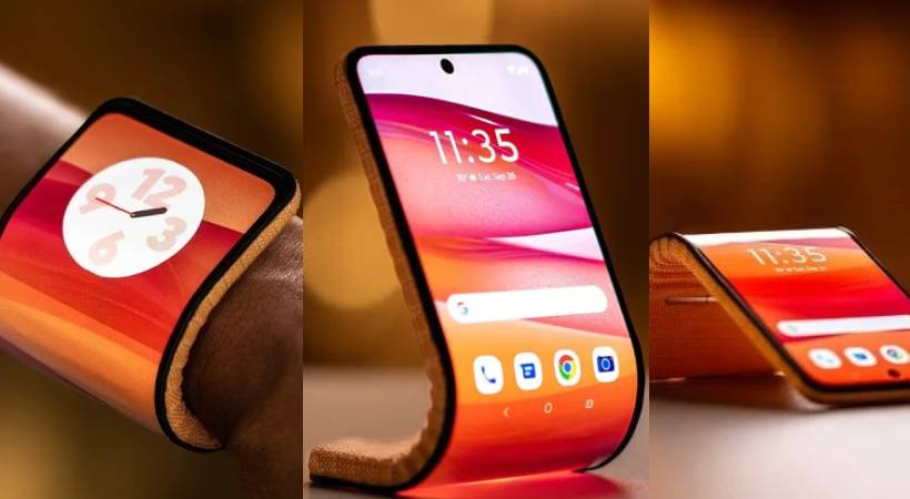 Motorola Bending Phone