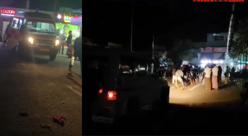 keralothsavam was organized in Thrissur by switching on govt ambulance's light