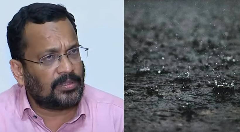minister k rajan about rain