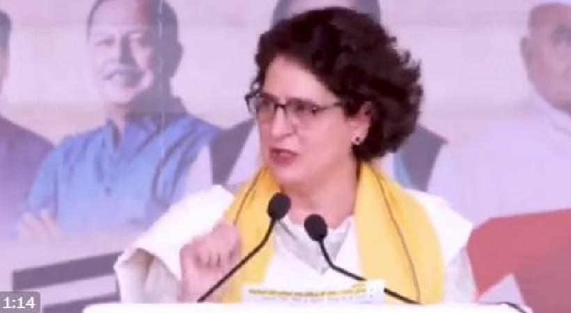 priyanka gandhi on women reservation bill