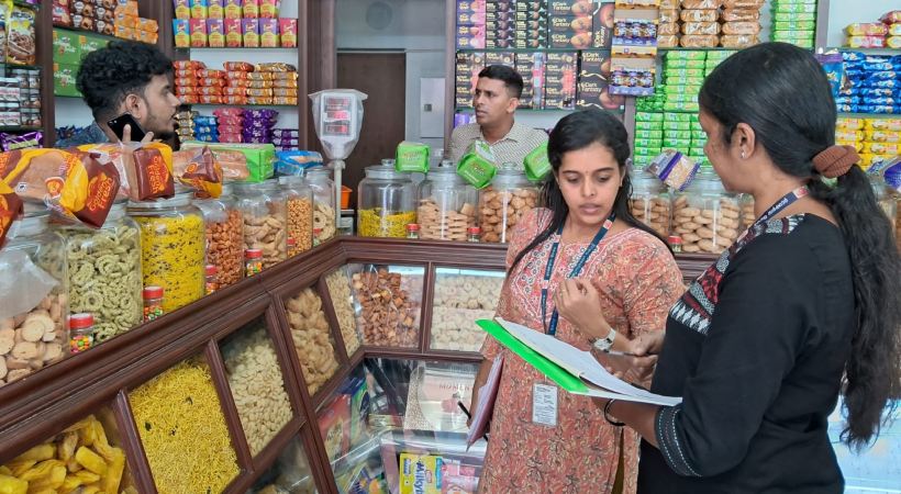 Special drive of food safety department in school premises
