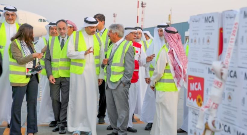 Bahrain Sent its First Humanitarian Aid Shipment to Gaza