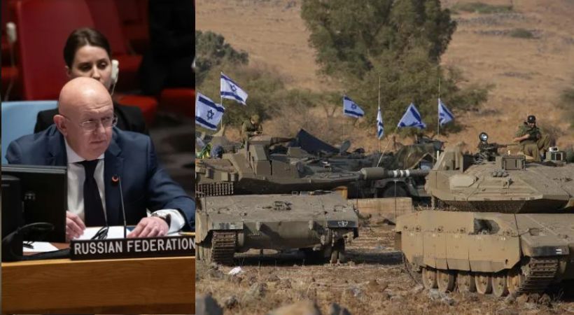 Russia calls for Israel-Hamas cease-fire at UN