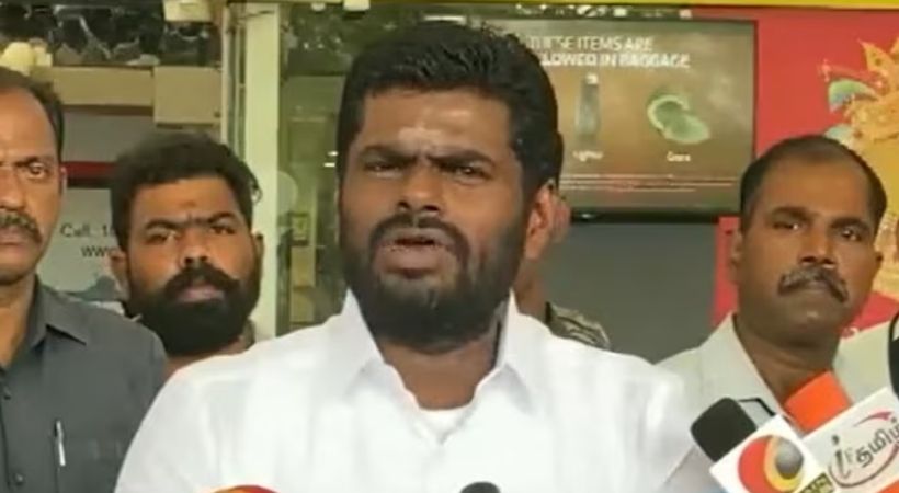 Tamil Nadu BJP president misbehaves with women journalist