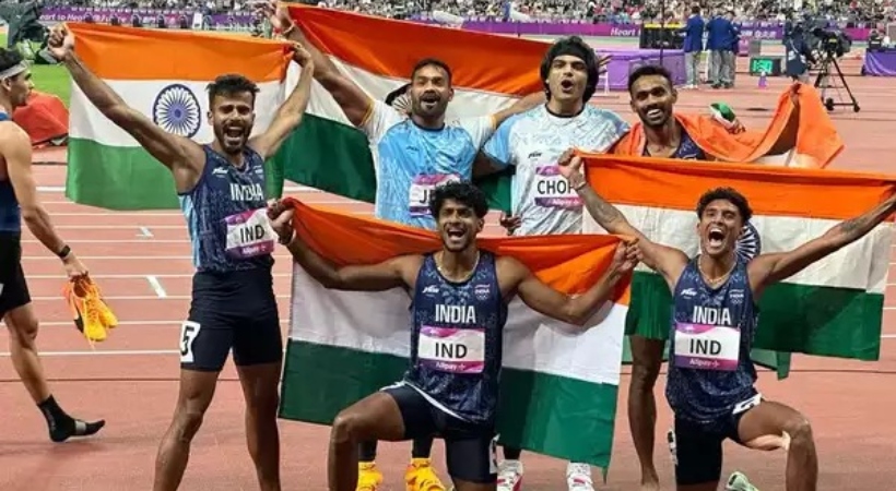 asian games india nearing 100 medals record
