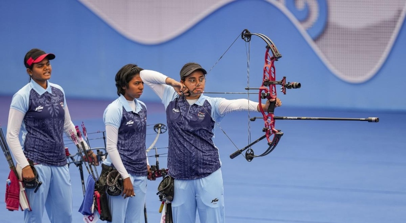 asian india archery gold