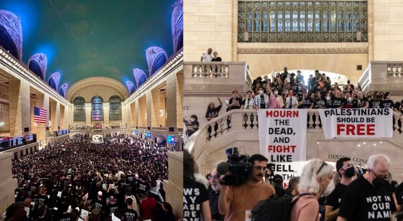 Anti-War Rally in New York in Solidarity with Palestine 200 people arrested