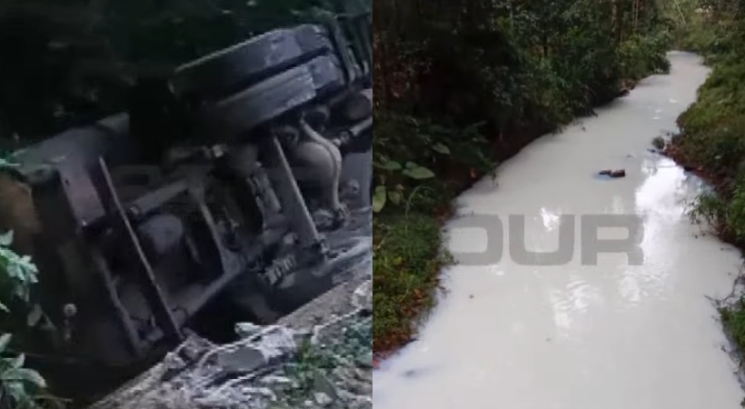 lorry ammonia kottayam update