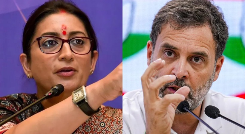 Smriti Irani challenged Rahul Gandhi to contest in Amethi once again