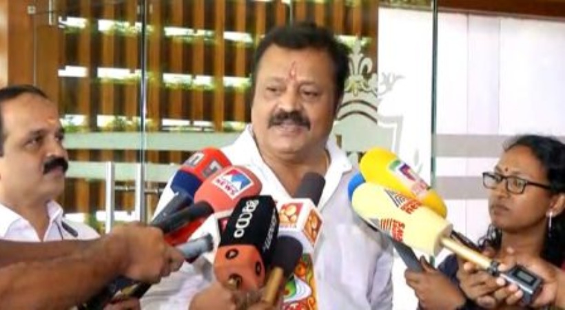 Suresh Gopi apologizes to woman journalist for his inappropriate behavior