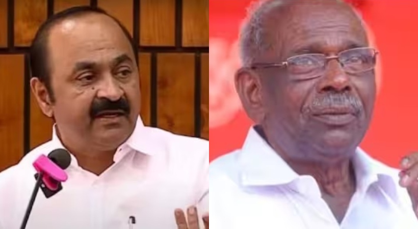 V D Satheeshan slams M M Mani on his remarks about P J Joseph