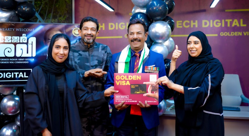 UAE Golden visa for Major Ravi