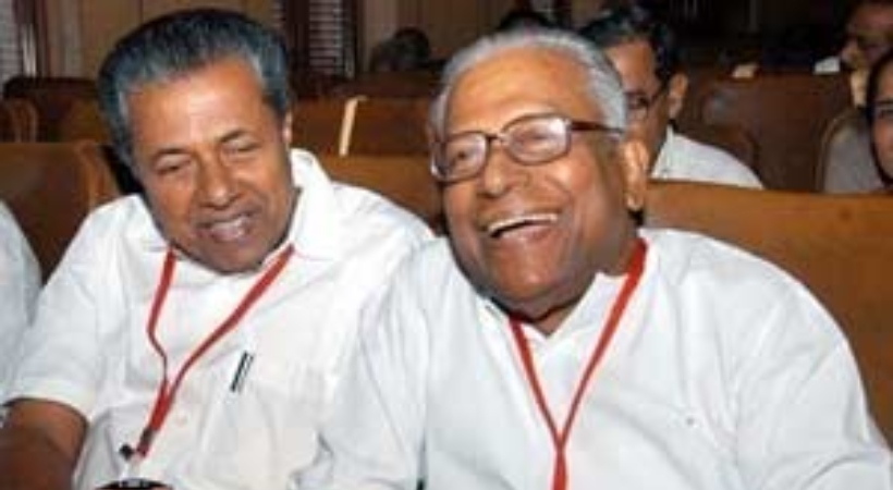 Pinarayi Vijayan's birthday wish for V S Achuthanandan