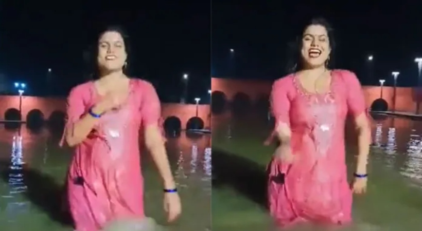 women dance sarayu river case