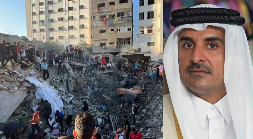 Qatari emir against Israel attacks in Gaza