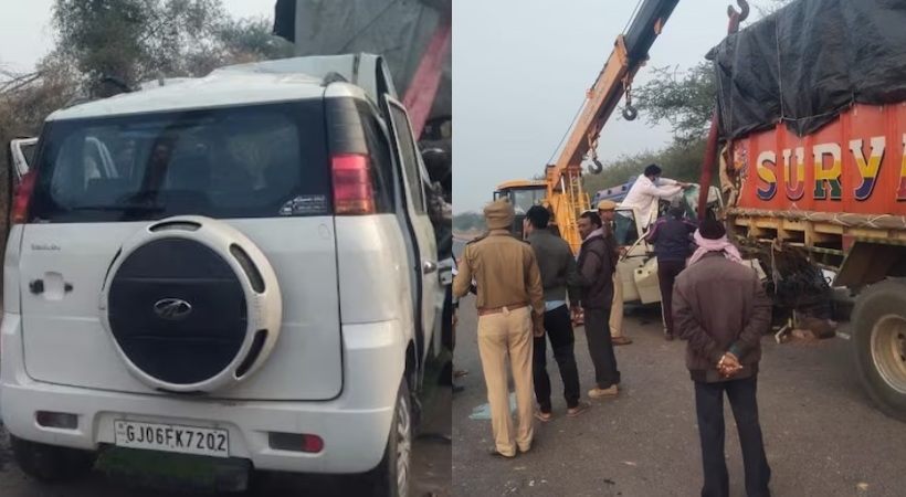5 police officers killed, 2 injured as their car rams truck in Rajasthan