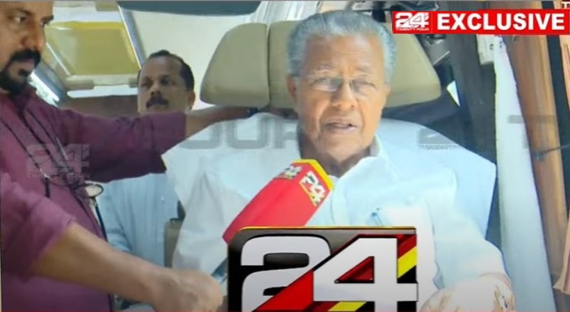 Chief Minister Pinarayi Vijayan against the opposition