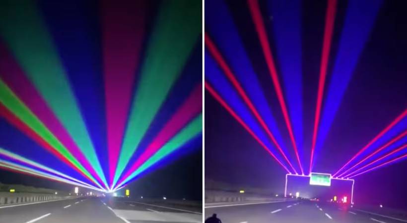 China highway laser show
