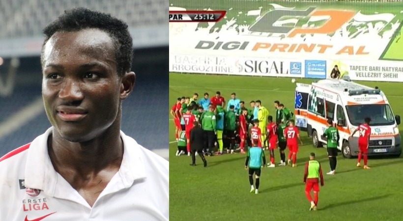 Ghana striker Raphael Dwamena dies at 28 after suffering a cardiac arrest mid-game