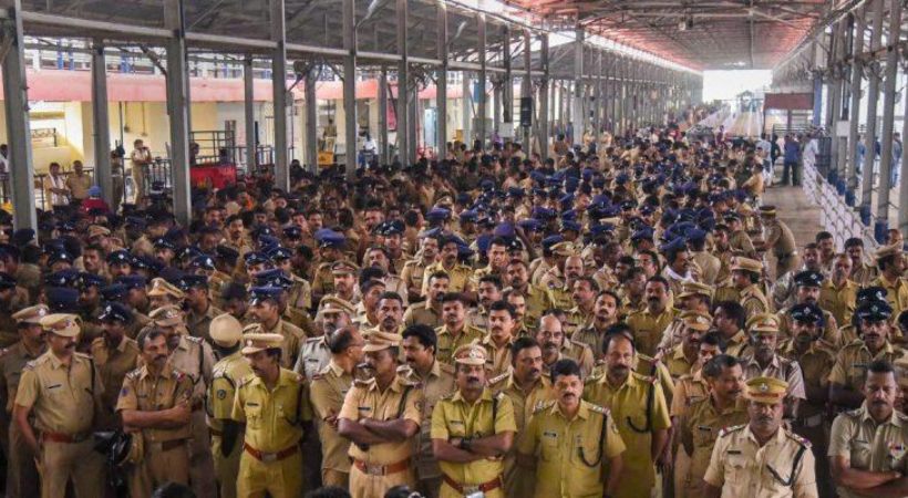 Kerala Police security at Sannidhanam
