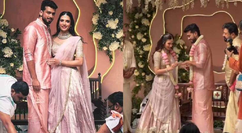 kalidas jayaram engagement video