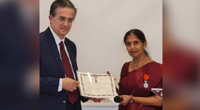 Malayali space scientist VR Lalithambika conferred France's highest civilian honour