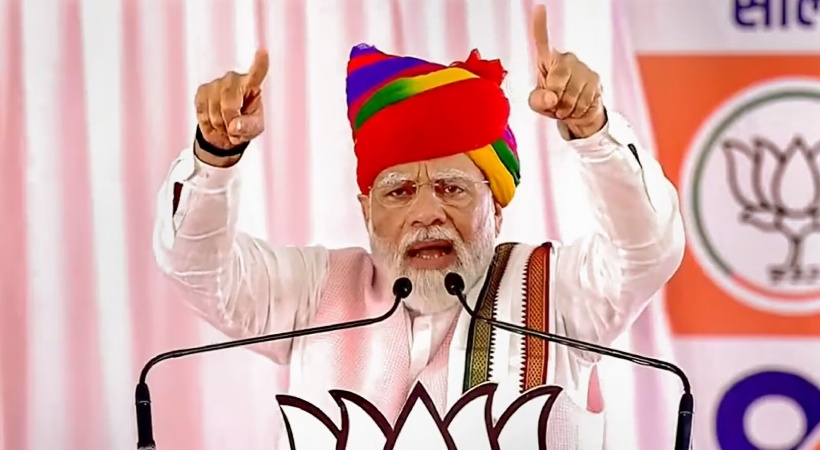 PM Modi Hits Out At Congress