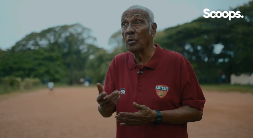 Rufus DSouza 90 years old football coach