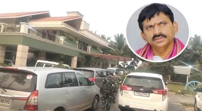 Tax Searches At Telangana Congress Candidate's Houses