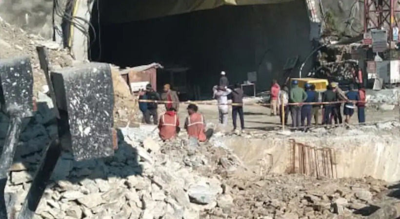 Under-Construction Tunnel Collapses In Uttarakhand; 40 Workers Feared Trapped