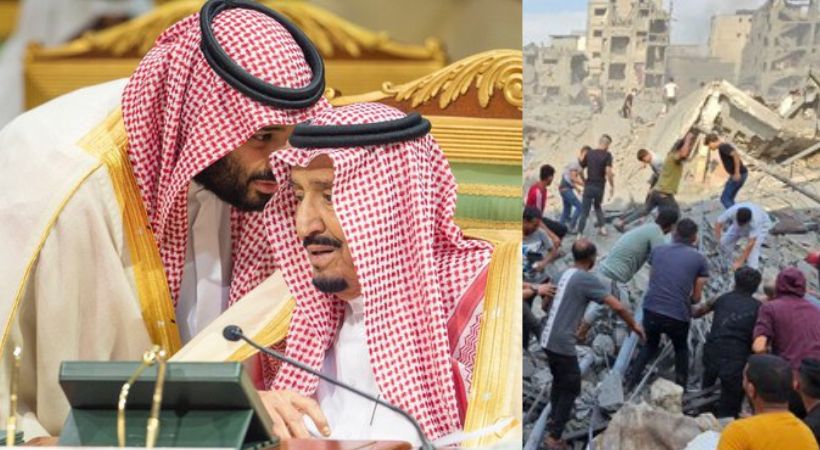Saudi helps Palestine people