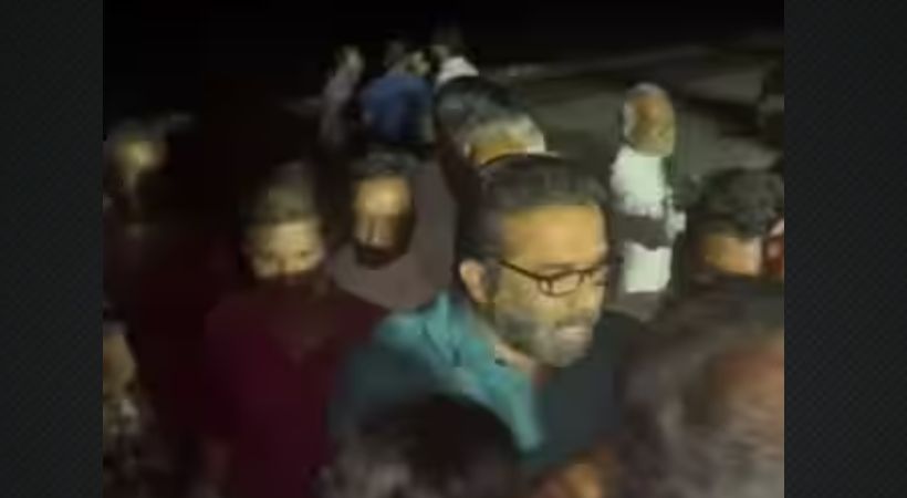 Protest against H Salam MLA Fisherman goes missing at sea
