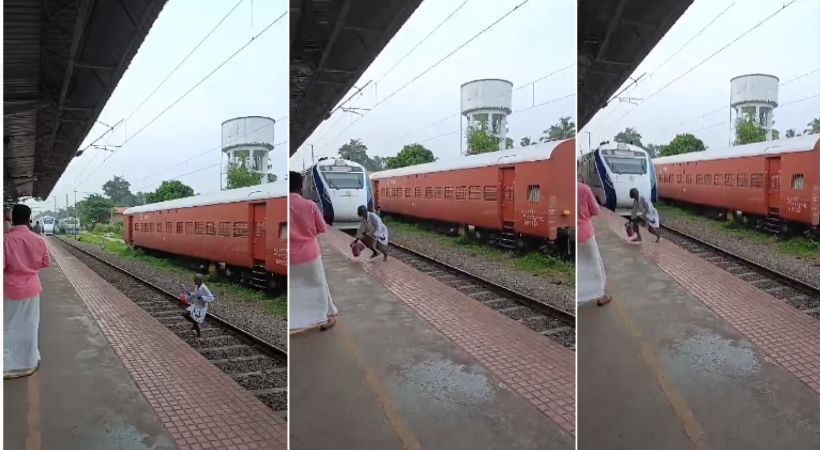Old man escaped from Vande bharat train