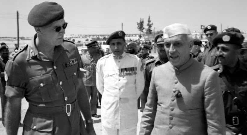 Nehru’s plane intercepted by Israeli jets over Gaza